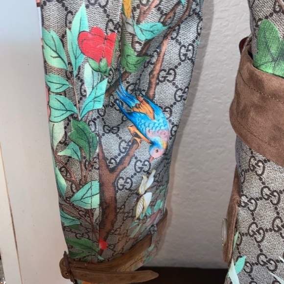 Gucci GG Supreme Tian Trench Coat Size 40 - Picture 14 of 15